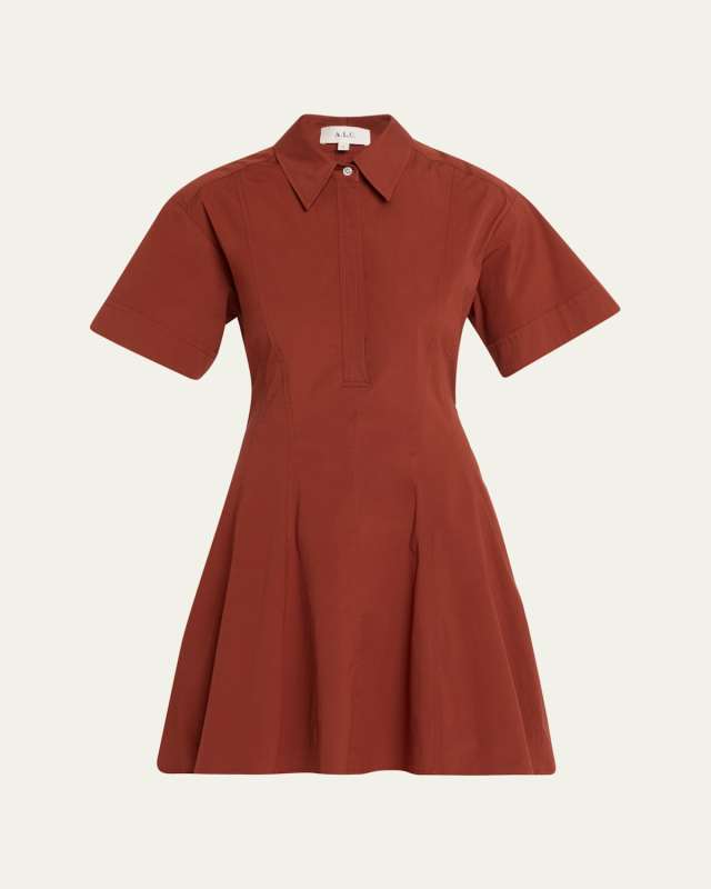 Dell Short-Sleeve Mini Dress